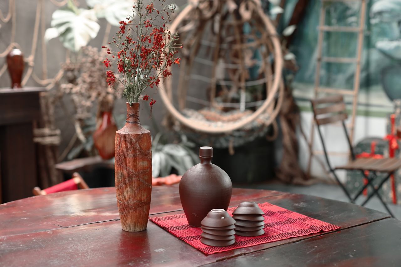 Glazed Ceramic Vase